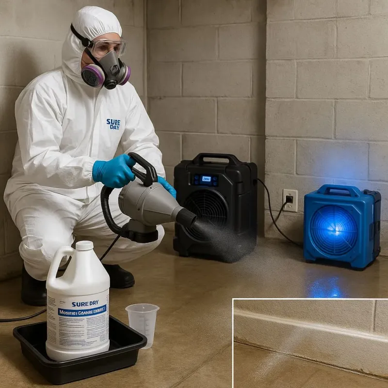 Sanitization and Odor Removal process in Northbrook, OH