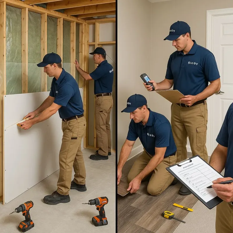 Repairs and Reconstruction process in Northbrook, OH